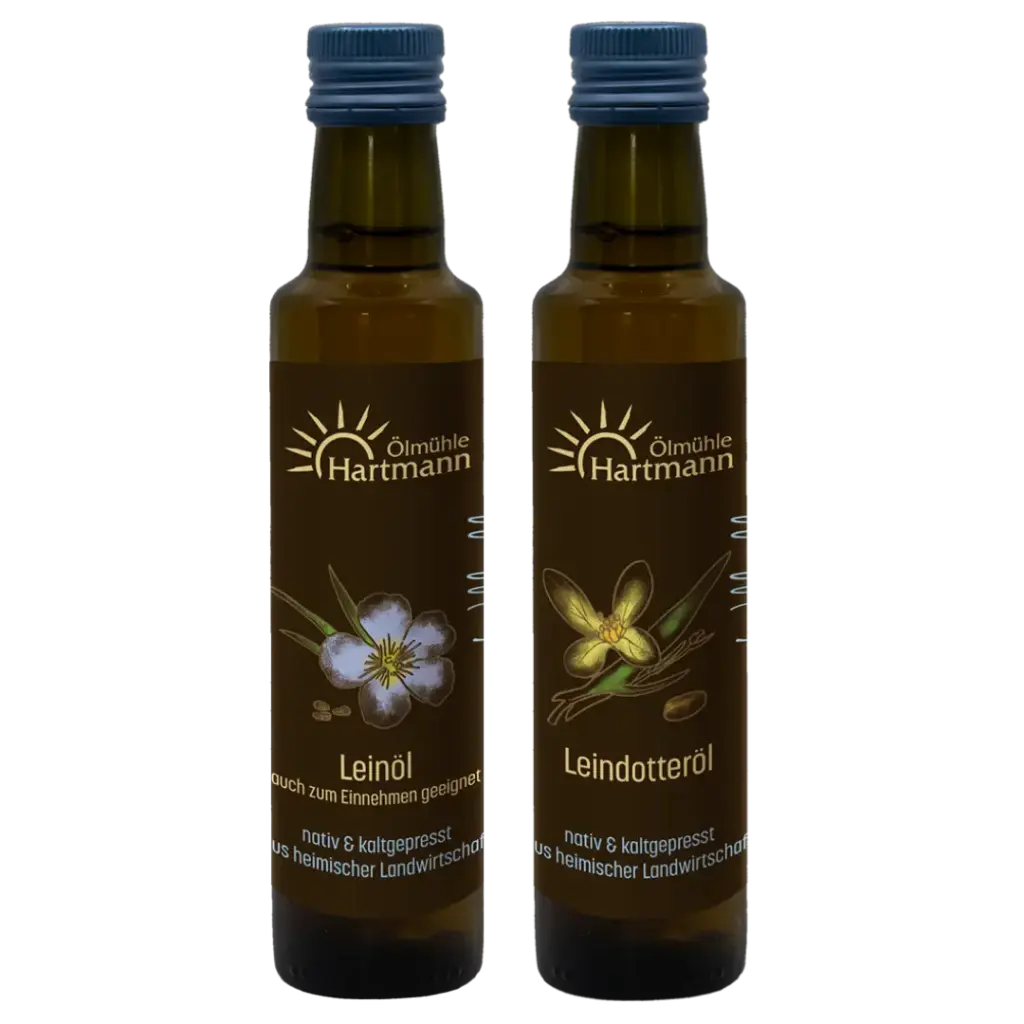 Omega-3 Duo - Leinöl 0,25l & Leindotteröl 0,25l