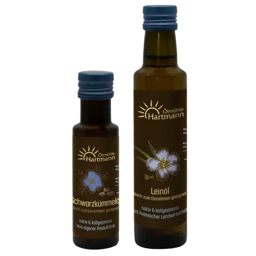 Morgen Duo - Fit in den Tag 0,10l & Leinöl 0,25l 
